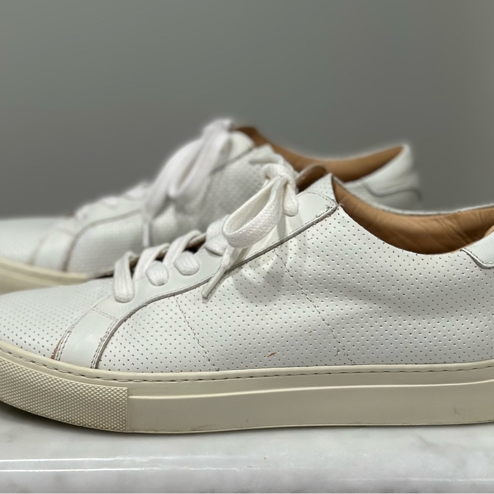 White Leather Greats sneakers